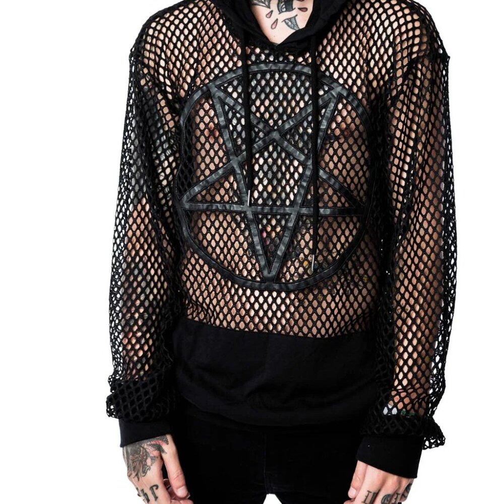 Omen Fishnet Hoodie [Unisex]